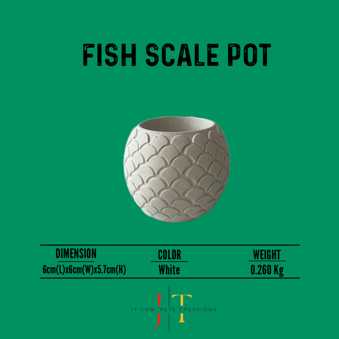 FISH SCALE POT