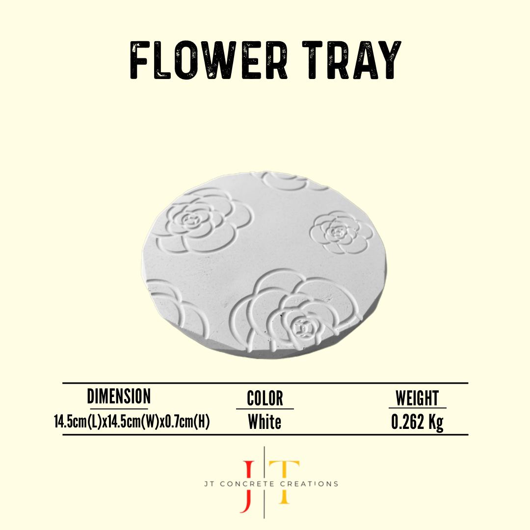 FLOWER FLAT TRAY