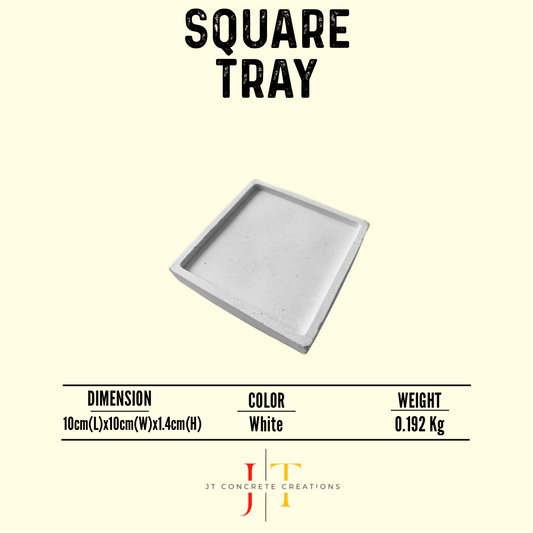 CONCRETE SQUARE TRAY